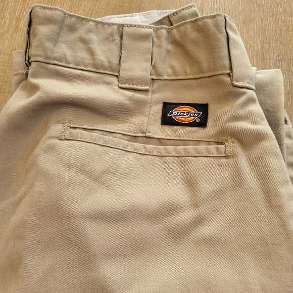 Woman's Dickies Flex Slim Taper Khaki Pants - Picture 7 of 9